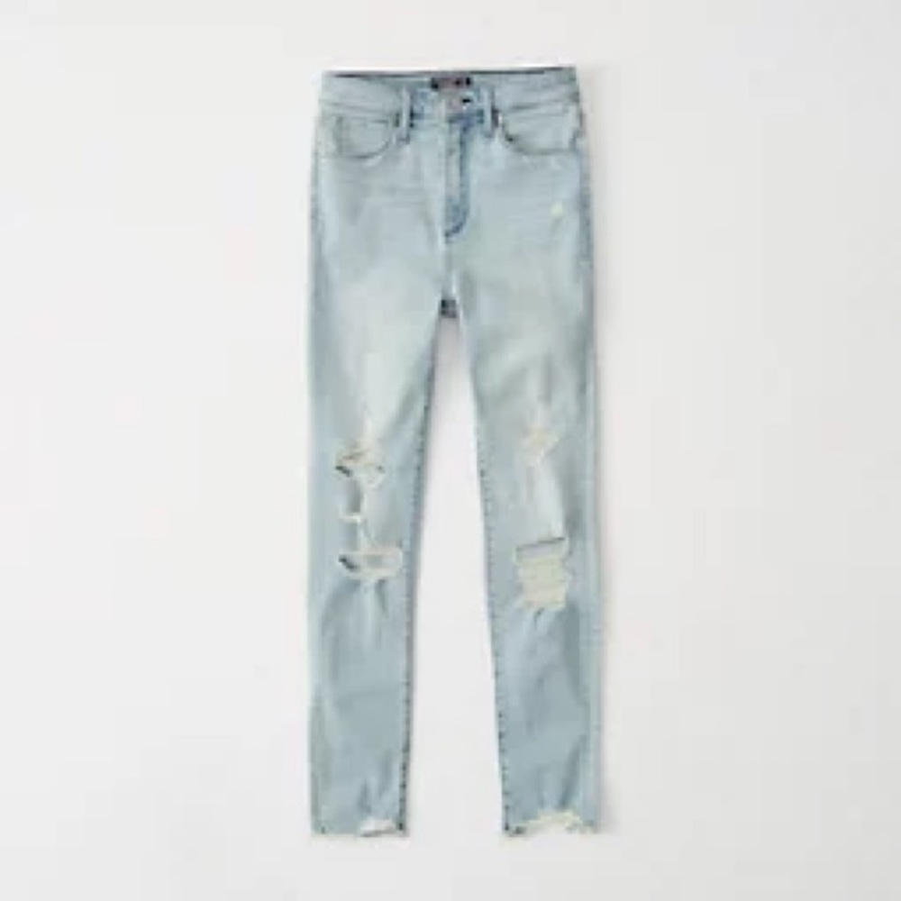Abercrombie & Fitch High Rise Ankle Jeans